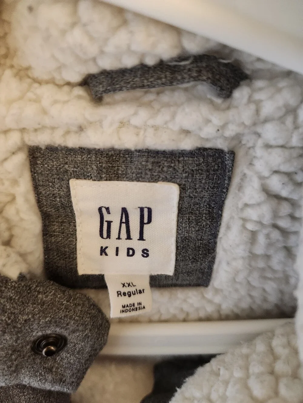 GAP Kids Heather Gray Quilted Puffer Vest XXL